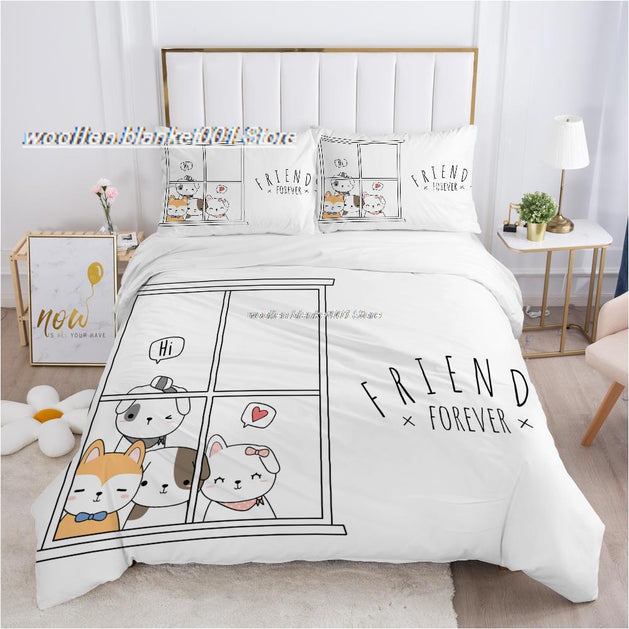 Cats and Dogs Bedding: The Perfect Cozy Sleep Solution-GraffitiWallArt