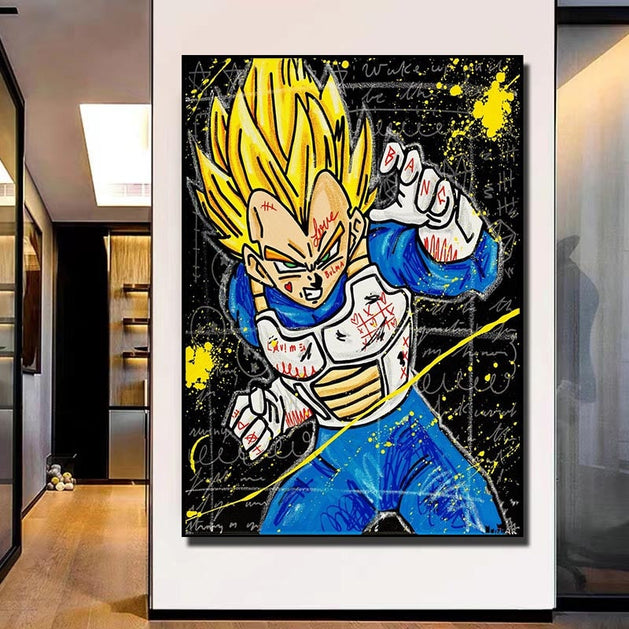 Classic Anime Character Comics Canvas Wall Art-GraffitiWallArt