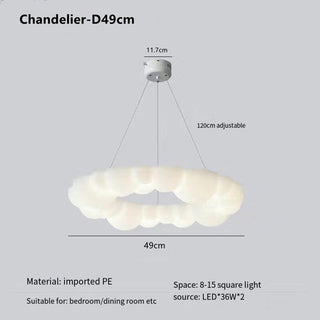 Cloud Chandelier - Illuminate Your Space-GraffitiWallArt