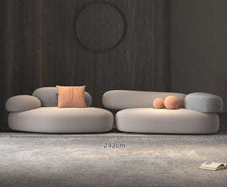 Cloud Puff Designer Sofa Set: Show-Stopping Furniture-GraffitiWallArt