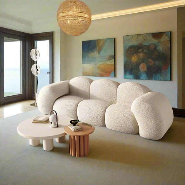 Cloud Shaped Sofa: Feel Ultimate Comfort-GraffitiWallArt