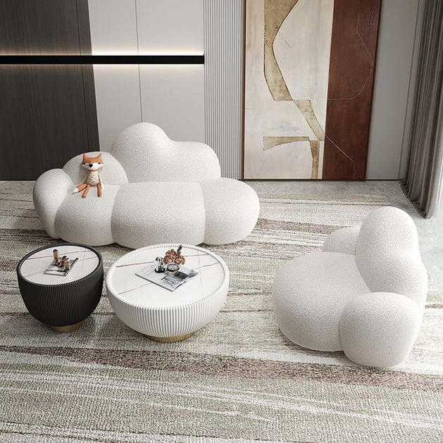 Cloud Sofa Set: Quality, Comfort, and Style!-GraffitiWallArt
