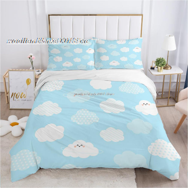 Clouds Bedding Set - Perfect for Your Little One-GraffitiWallArt