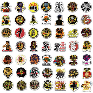 Cobra Kai Stickers: Get Your Exclusive Merchandise Here-GraffitiWallArt