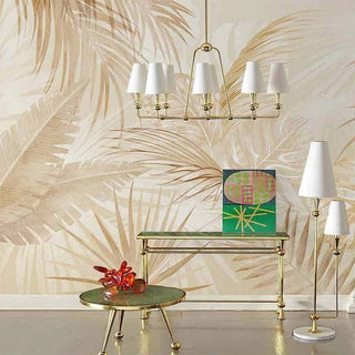 Coconut Tree Leaf Wallpaper Mural - Authentic Nature Décor-GraffitiWallArt