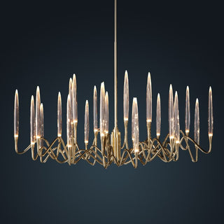 Copper Candles Chandelier: Elegant Lighting Solution-GraffitiWallArt