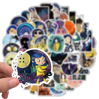 Coraline and The Secret Door Stickers: Unlock the Magic!-GraffitiWallArt