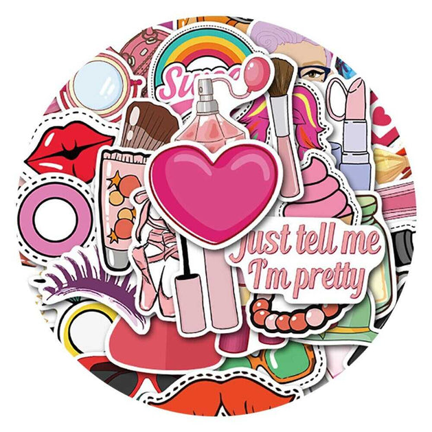 Cosmetics Stickers: The Best Way to Beautify-GraffitiWallArt