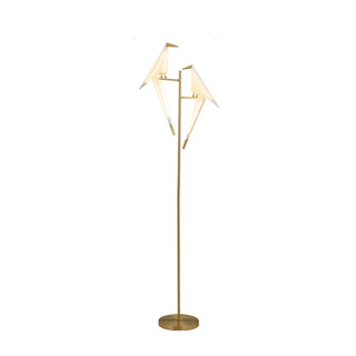 Crane The Bird LED Floor Lamp: Illuminate in Style-GraffitiWallArt