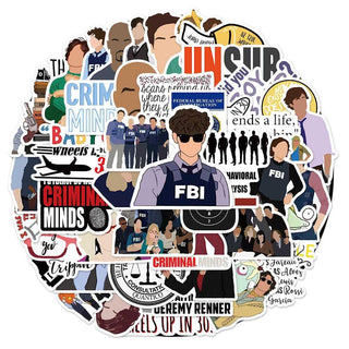 Criminal Minds Stickers Pack - Famous Bundle Waterproof-GraffitiWallArt