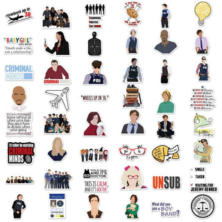 Criminal Minds Stickers Pack - Famous Bundle Waterproof-GraffitiWallArt