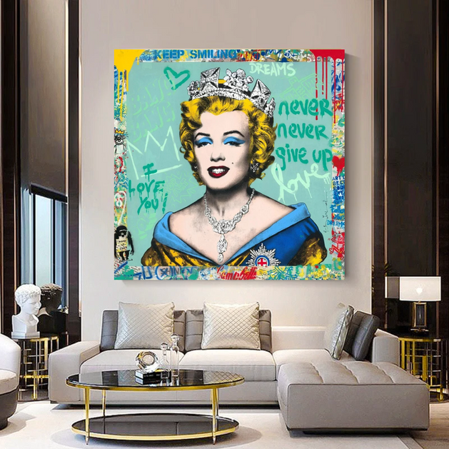 Crowned: Marilyn Pop Art - Discover the Iconic Piece