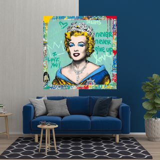 Crowned: Marilyn Pop Art - Discover the Iconic Piece-GraffitiWallArt