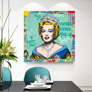 Crowned: Marilyn Pop Art - Discover the Iconic Piece-GraffitiWallArt