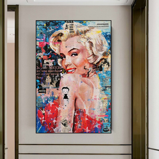 Crowned - Marilyn Pop Art: Expression of Iconic Beauty-GraffitiWallArt