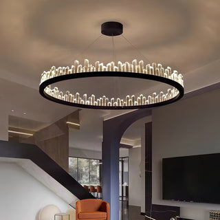 Crystal Chandelier: Exquisite Lustre for Elegant Spaces-GraffitiWallArt