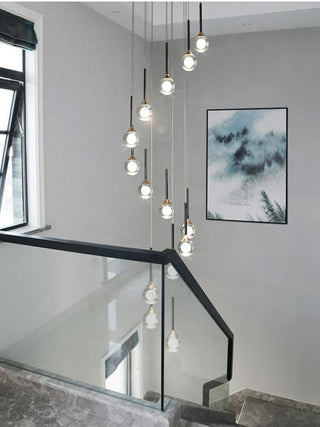 Crystal Drops Chandelier-GraffitiWallArt