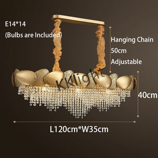 Crystal Pendant Lamp Chandelier: Illuminate with Elegance-GraffitiWallArt