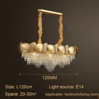 Crystal Pendant Lamp Chandelier: Illuminate with Elegance-GraffitiWallArt