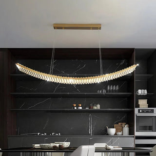 Crystal Slope Pendant Kitchen Island Light-GraffitiWallArt