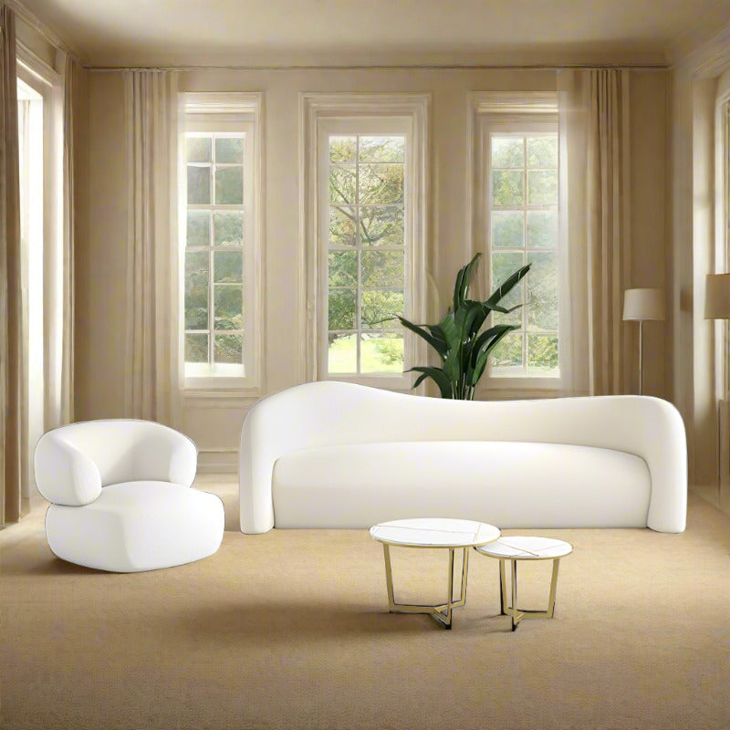 Curve Velvet Sofa - Luxurious Sofa You Desire-GraffitiWallArt