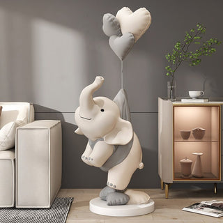 Cute Elephant Statue: Perfect Home Décor-GraffitiWallArt