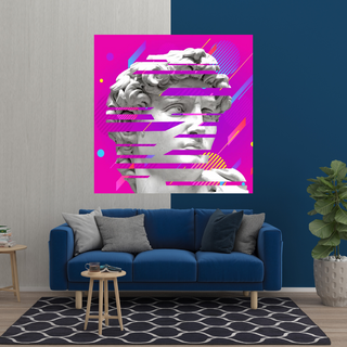 David Sculpture Canvas Wall Art-GraffitiWallArt