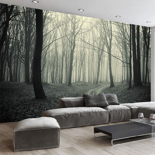 Deep Forest Wallpaper: Tranquil Nature Scenes for Your Walls-GraffitiWallArt