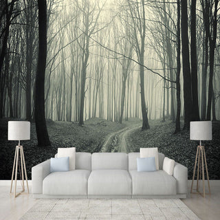 Deep Forest Wallpaper: Tranquil Nature Scenes for Your Walls-GraffitiWallArt