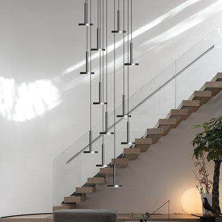 Designer Arc Luxury Staircase Chandelier-GraffitiWallArt