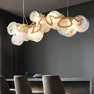 Designer Glass Chandelier: Elevate Your Space-GraffitiWallArt