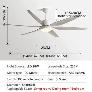 Designer Six Leaves Strong Wind Ceiling Fan-GraffitiWallArt