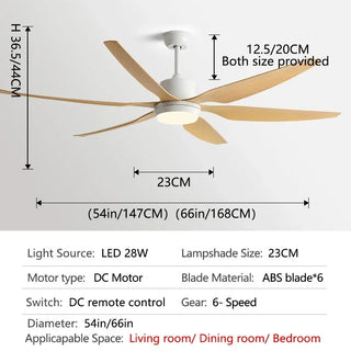 Designer Six Leaves Strong Wind Ceiling Fan-GraffitiWallArt