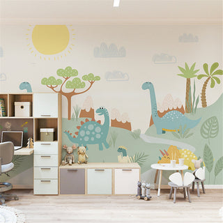 Dino Wallpaper: Bring Prehistoric Appeal to Your Space-GraffitiWallArt