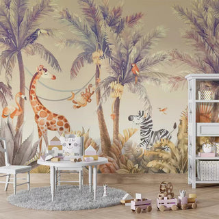 Dinosaur Nursery Wallpaper - Roar into Adventure!-GraffitiWallArt