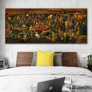 Discussing Divine Comedy Canvas Wall Art-GraffitiWallArt