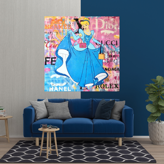 Disney Alice and The Wonderland Canvas Wall Art-GraffitiWallArt