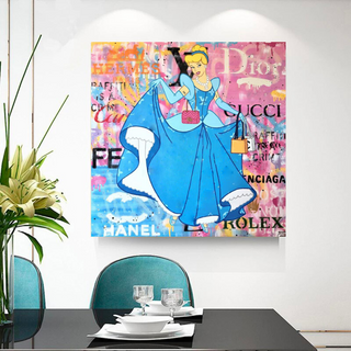 Disney Alice and The Wonderland Canvas Wall Art-GraffitiWallArt