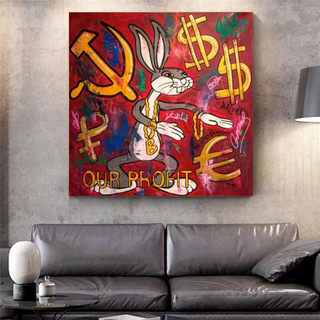 Disney Bugs Bunny Canvas Wall Art-GraffitiWallArt