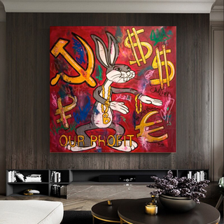 Disney Bugs Bunny Canvas Wall Art-GraffitiWallArt