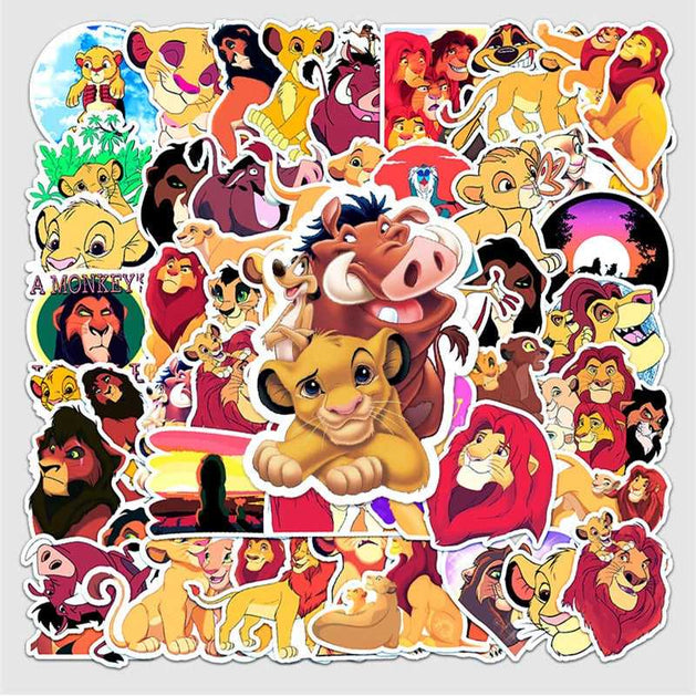Disney Cartoon The Lion King Graffiti Stickers-GraffitiWallArt