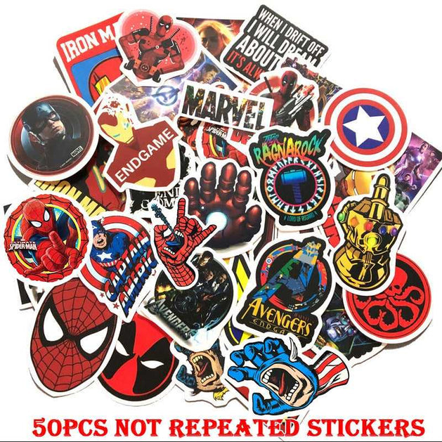 Disney Marvel Avengers Stickers - Perfect for Any Fan-GraffitiWallArt