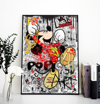 Disney Mickey Mouse Canvas Wall Art-GraffitiWallArt