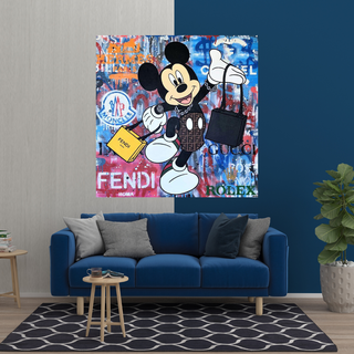 Disney Mickey Mouse Canvas Wall Art-GraffitiWallArt