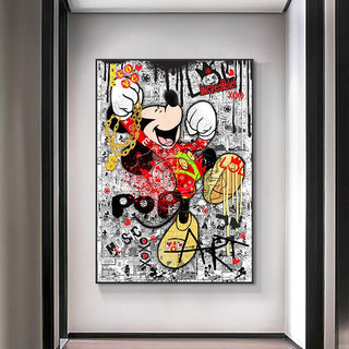 Disney Mickey Mouse Canvas Wall Art-GraffitiWallArt