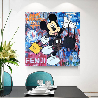 Disney Mickey Mouse Canvas Wall Art-GraffitiWallArt