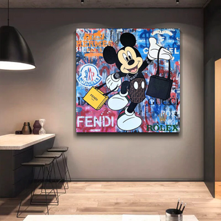 Disney Mickey Mouse Canvas Wall Art-GraffitiWallArt