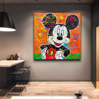 Disney Mickey Mouse Canvas Wall Art-GraffitiWallArt