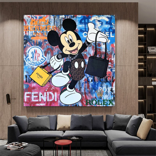 Disney Mickey Mouse Canvas Wall Art-GraffitiWallArt