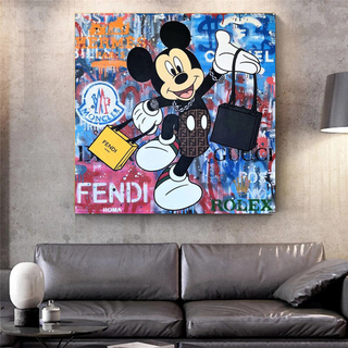 Disney Mickey Mouse Canvas Wall Art-GraffitiWallArt